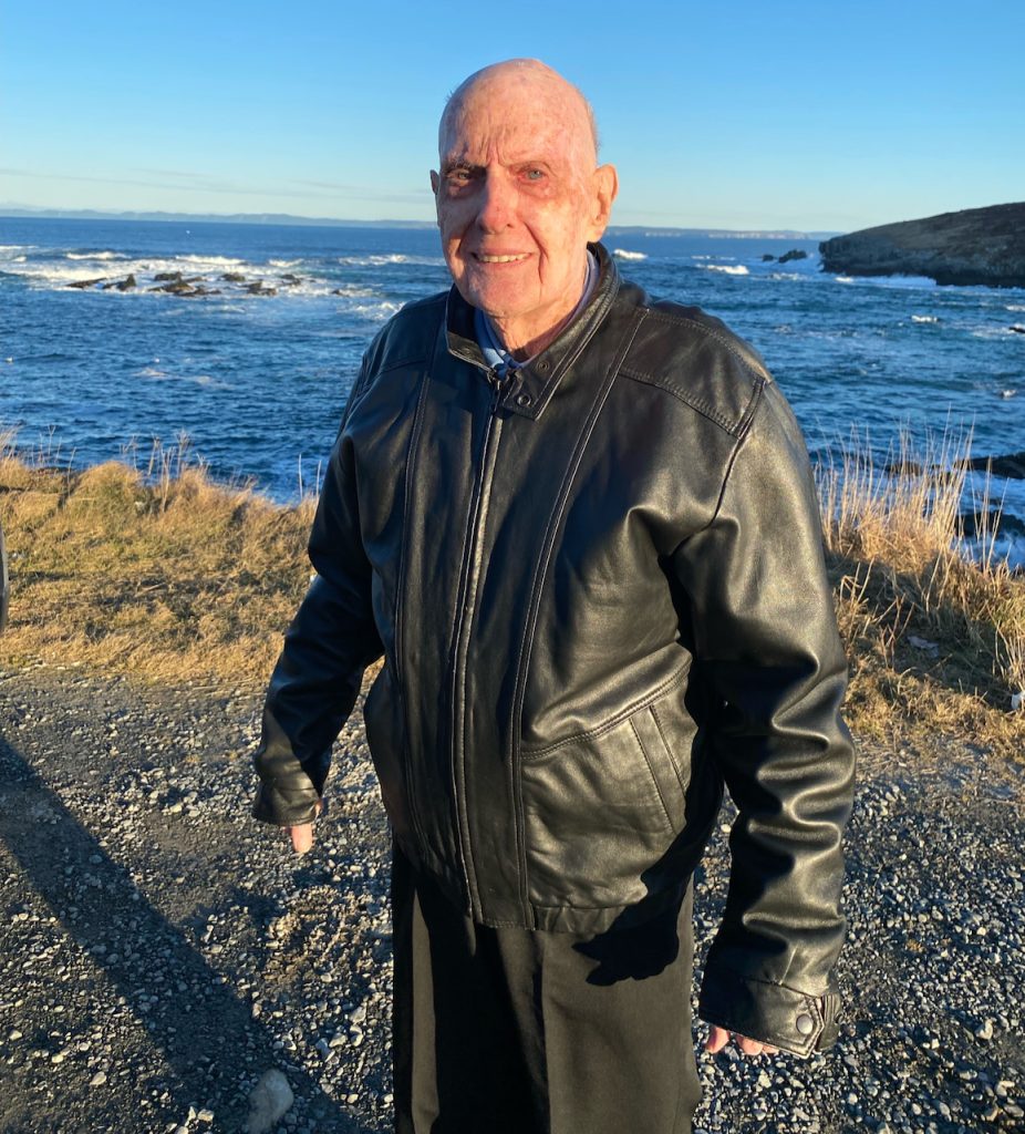 Ray Norman - Last visit to Mad Rock - 25 December 2023 (photo courtesy Pam Norman)