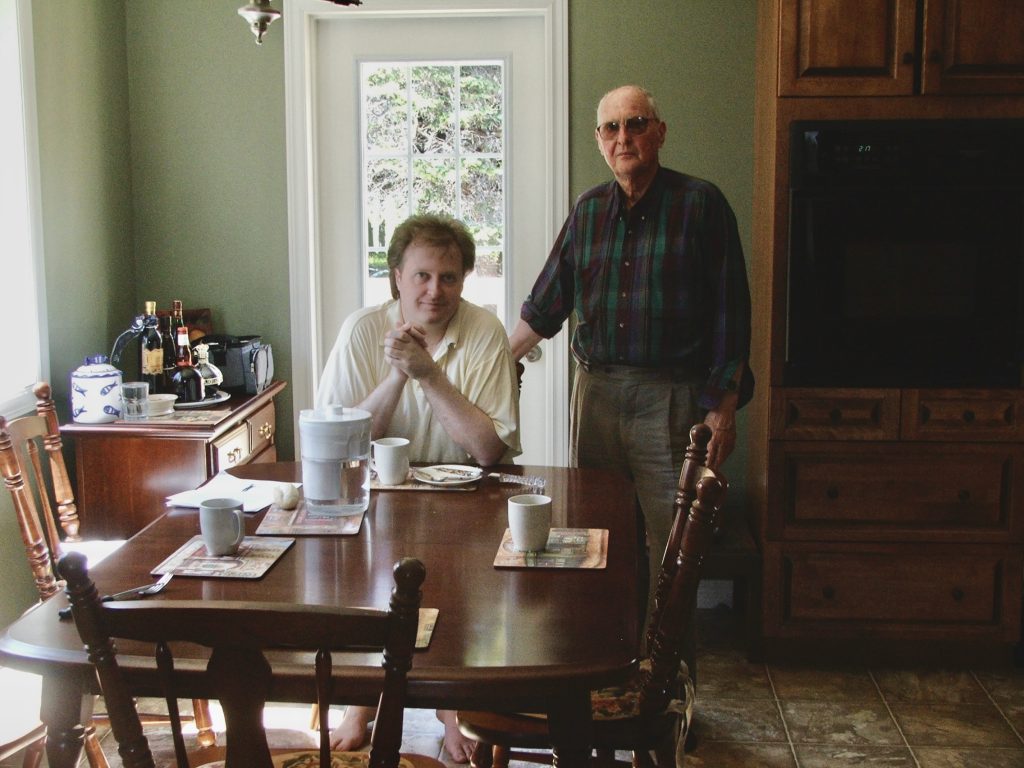 Ray Norman and Peter - Father's Day 2007 - 17 June 2007