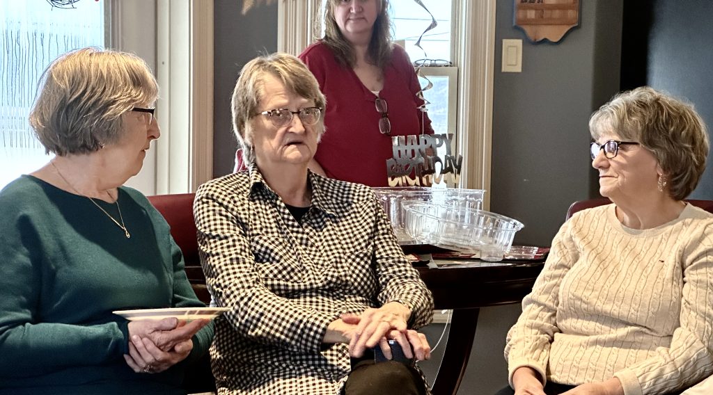 Laura Cooper, Donna Stagg and Verna Badcock