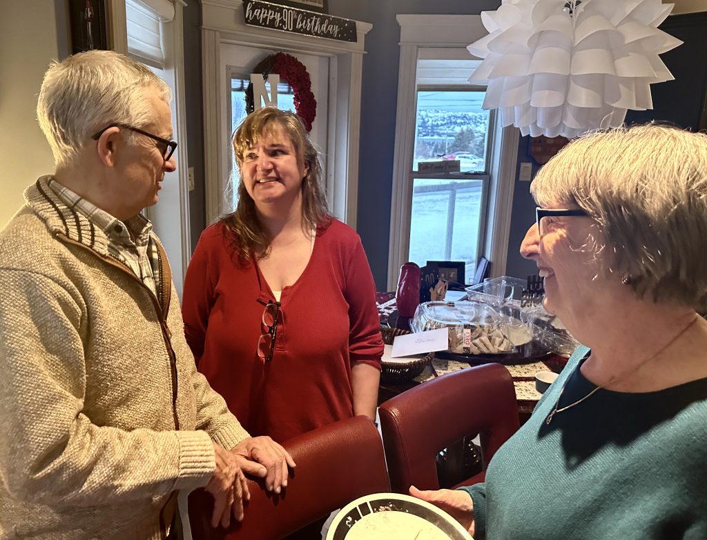 Les Cooper, Julie Wells and Laura Cooper