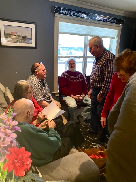 Ray, Meta, Peter, Gary Badcock, Ike Norman and Marina Bradbury