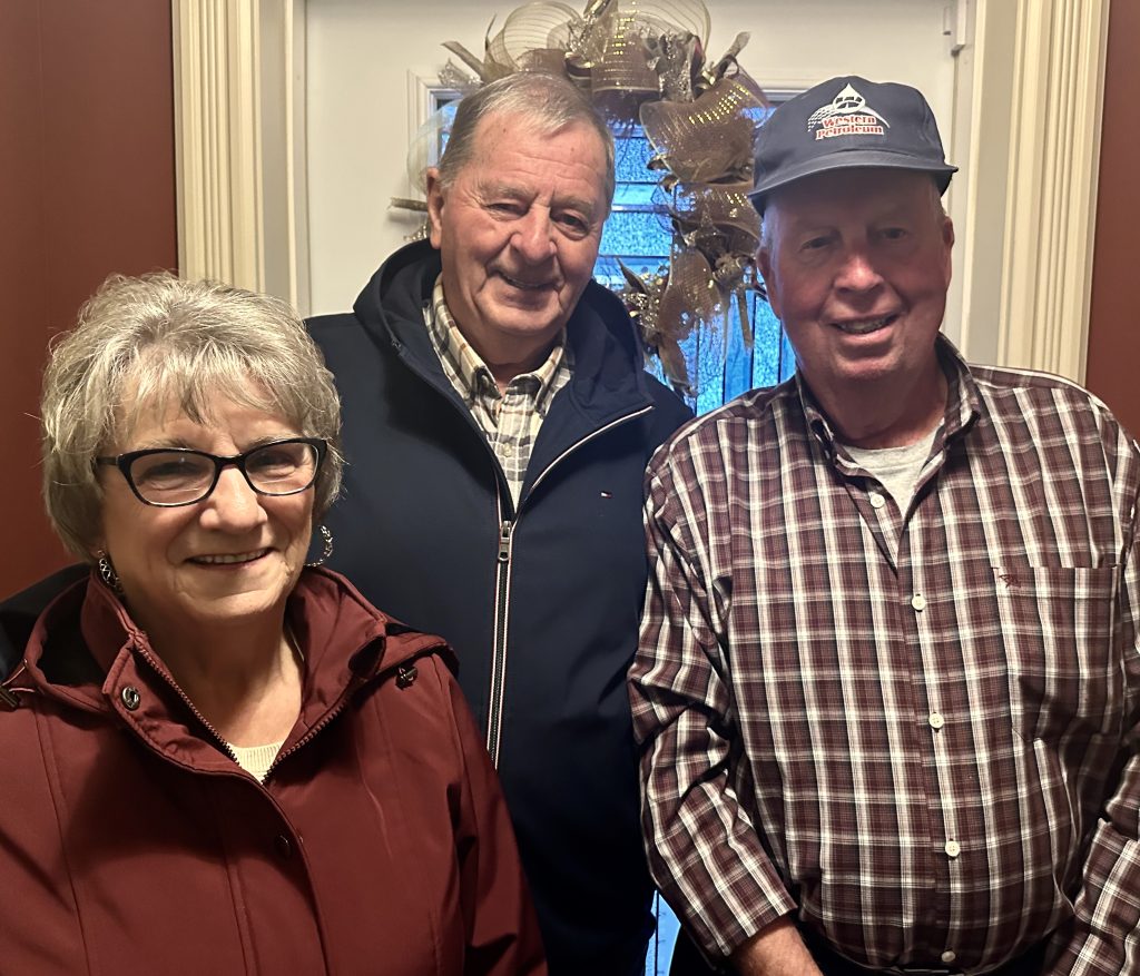 Verna Badcock, Jun Badcock and Ike Norman